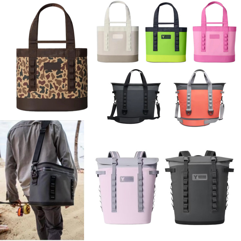 yeti camino 35 20 Totes Bags Pink Carry All Picnic Box Internal Dividers Fishing Camping Lunch Bags Durable Beach Totes Water proof Large Bag Black cooling 80b