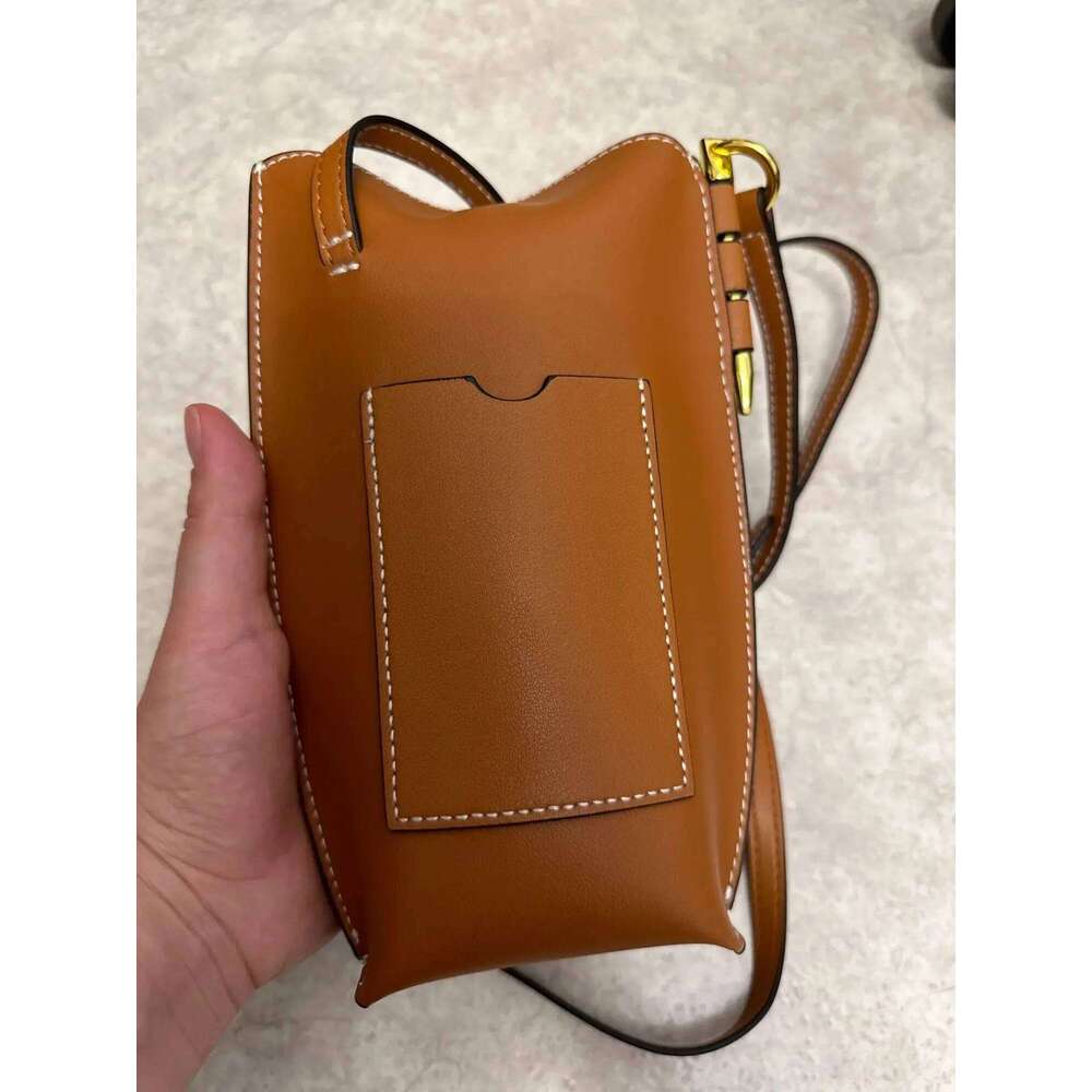 Mini Cow Genuine Leather Crossbody Bag For Women Fashion Single Shoulder Phone Bag Lightweight Casual Small Purse Ladies Daily Portable Messenger Bag 