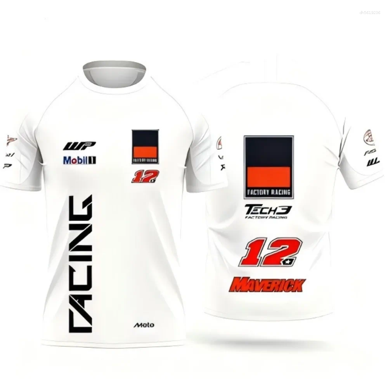 Men's T Shirts Summer Breathable Quick-drying Motorcycle Race No. 37 Pedro Acosta And Women's Casual Short-sleeved Sport T-shirt