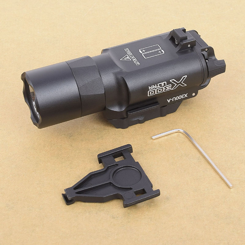 Tactical X300 Ultra Pistol Gun Torch X300U High Power Light LED Constant/Momentary Flashlight