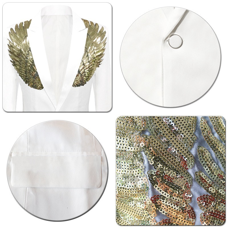 Custom Mens Sparkly Tuxedo Jacket with Sequins Elegant Prom Blazer Party Wedding Dinner Suit Glitter Groom Stage Performan 251023