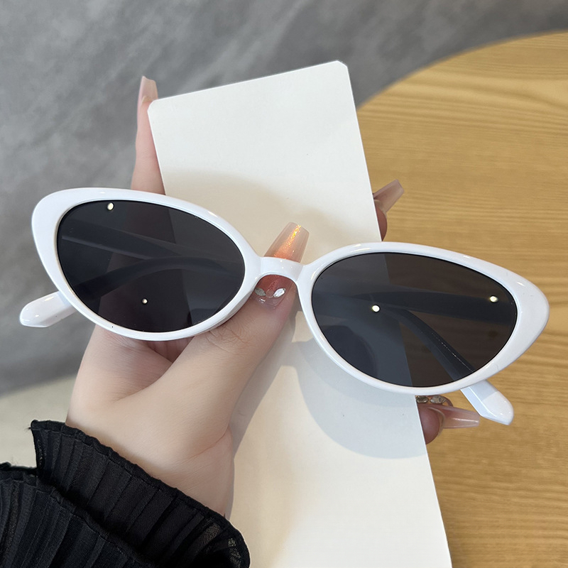 New Designer Cat-eye Oval-shaped Frame Sunglasses - High-end Beach And Outdoor Style - UV Protection Sunglasses For Sun Exposure - Multi-functional Fo