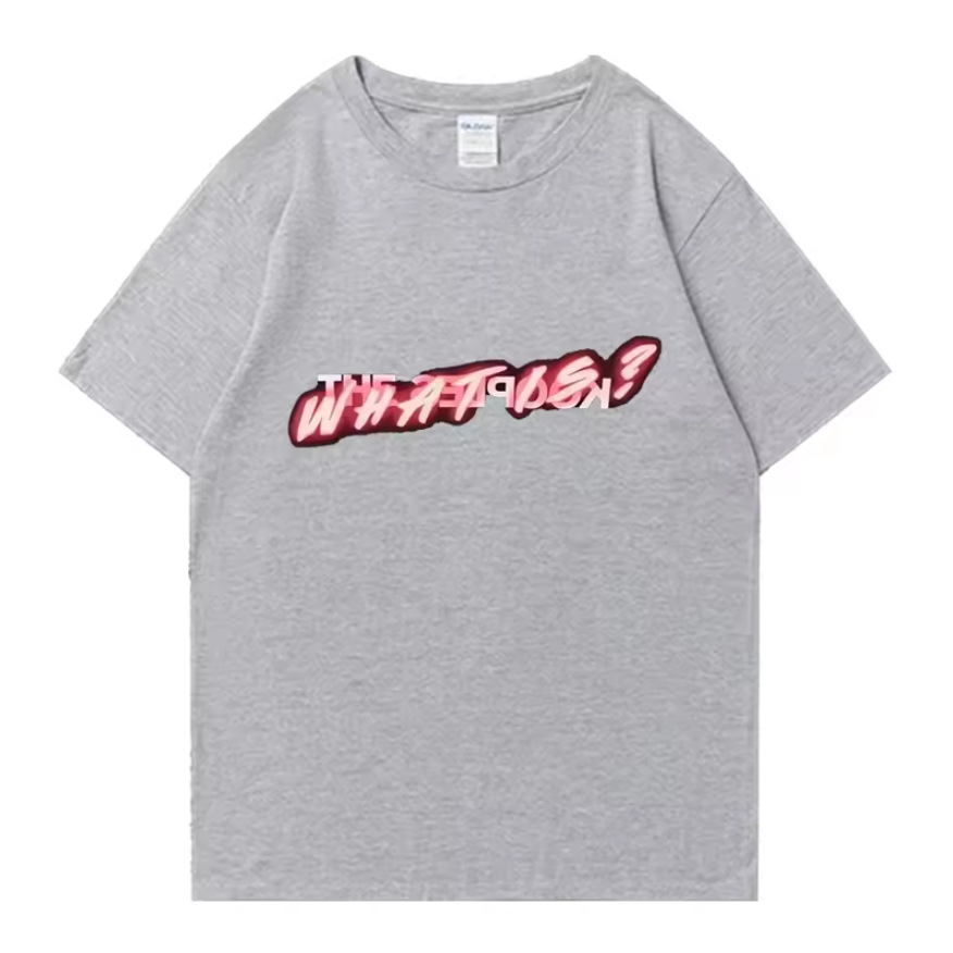 Pattern printed cotton new fashionable short sleeved summer European and American trend men's and women's T-shirt top y2k