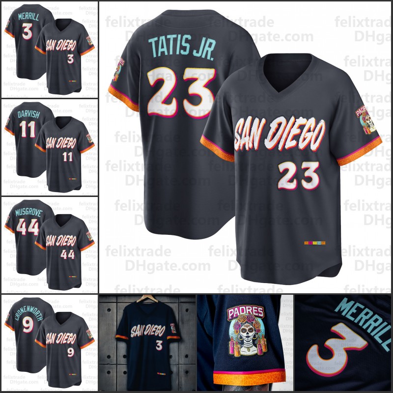 23 Fernando Tatis Jr. 2026 City Connect PadresJersey Nick Castellanos Manny Machado Jackson Merrill Bogaerts Joe Musgrove Cronenworth Darvish Cruz San jerseys