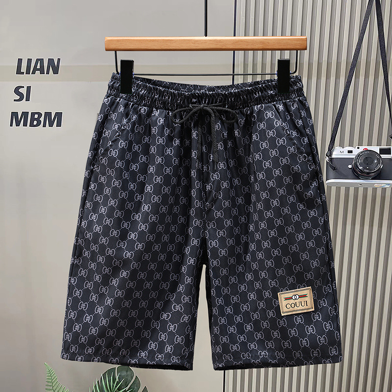 Designer Pants - Men's Five-point Short Pants - Summer Beach Shorts - Men's Casual Running And Sports Shorts - Men's 5-point Straight S