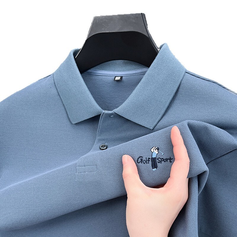 Luxury Designer Men's 2026 New Fashion Casual Sports Outdoor Golf Polo Shirt Short Sleeve Breathable Quick-dry Pique Mesh Summer Athletic Wear Fo
