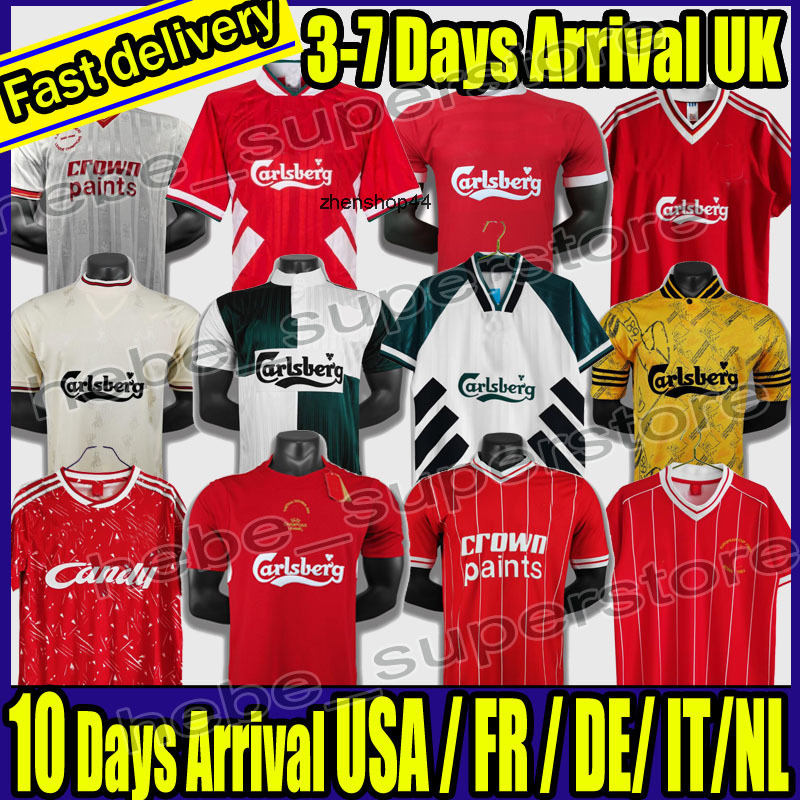85 86 DALGLISH RUDDOCK RETRO Soccer Jerseys 93 97 FOWLER REDKNAPP WRIGHT ANAMAN 04 05 08 09 10 GERRARD TORRES MASCHERANO Football Shirt