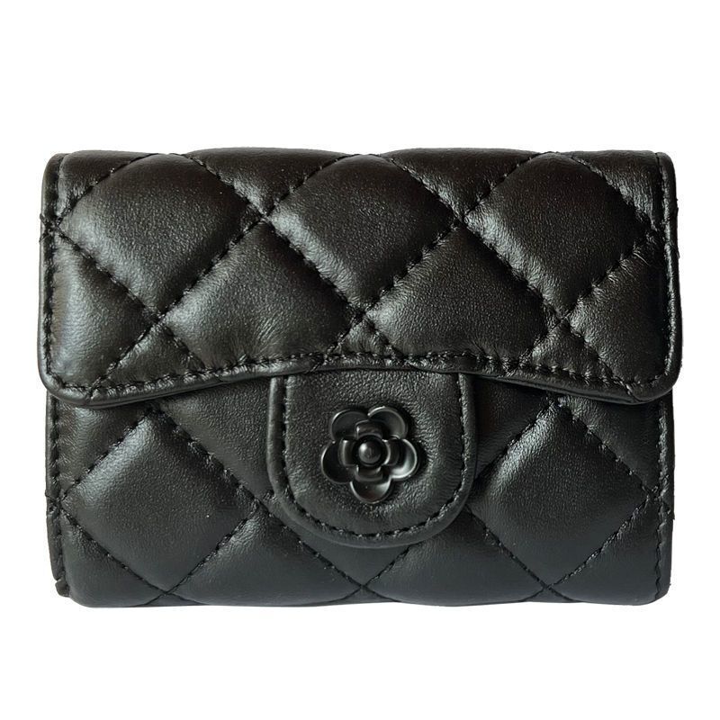 New Multi-Card Slot Light Luxury Compact Accordion Internet Celebrity High-End Anti-Demagnetization Card Holder for Women