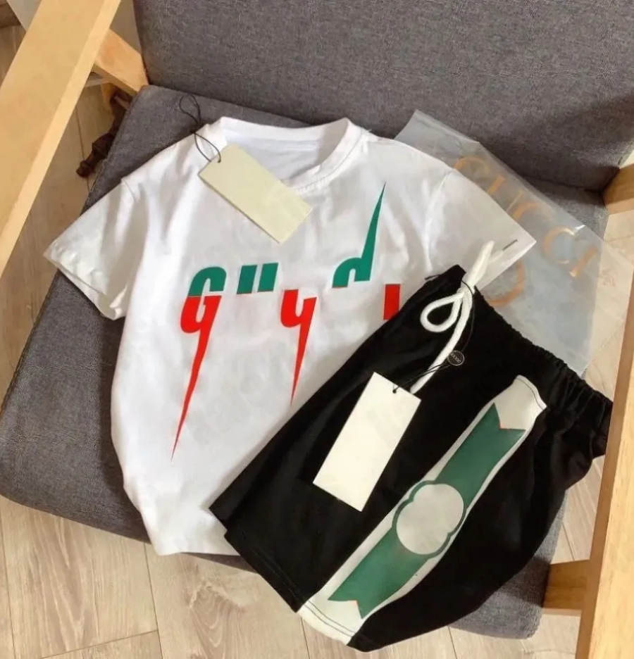 Kids Designer Clothes Summer Baby 2pcs Set Boys Girls Suit Sport Children Suits Baby Boy Clothing Sets T Shirt Short Pants Outfits Kids Set 08