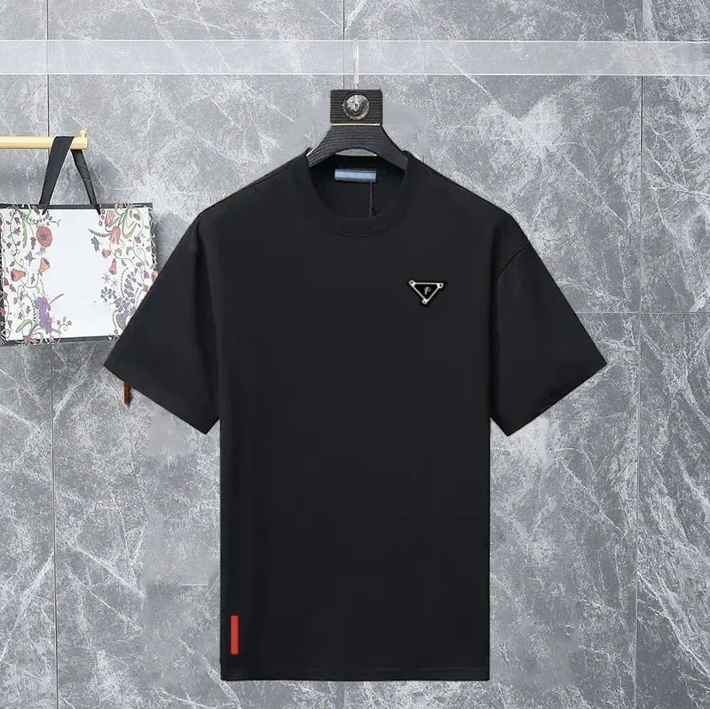 designer shirt t shirt mens designer clothes shirt Black White Khaki 100% Cotton clothes men designer graphic tee summer casual short sleeve Breathable Asian size