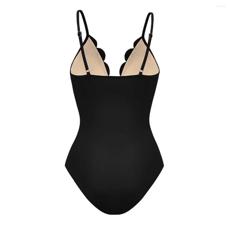 Elegant Ladies' Beachwear: Form-Fitting High Waist Single-Piece Bathrobe with Adjustable Halterneck Strap