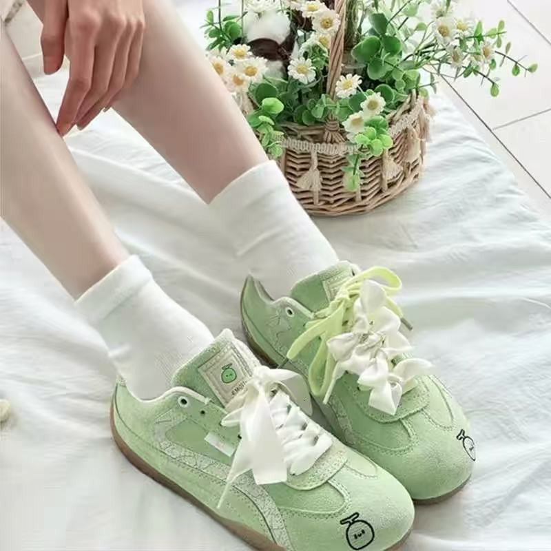 Casual Sports Shoes Running Shoes for Men and Women Wear-Resistant Synthetic Suede Leather with Graffiti Chunky Platform Daily Outfit