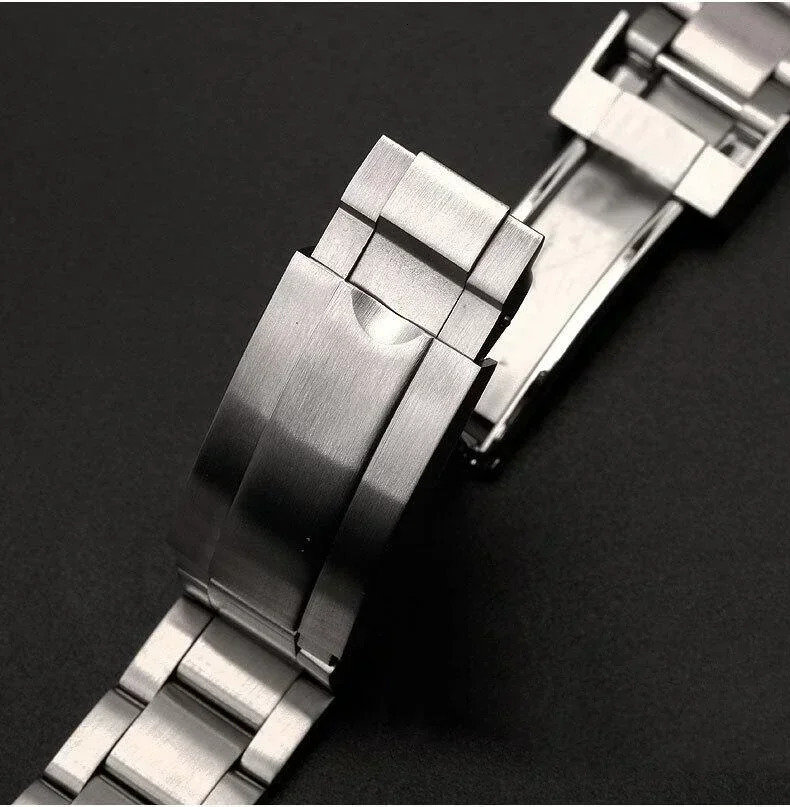 904L Watchbands For Rolex daytona submariner Watch Strap NH35 NH36 Glide Lock Clasp Solid Stainless Steel Watch Bracelet 20/21MM 260410