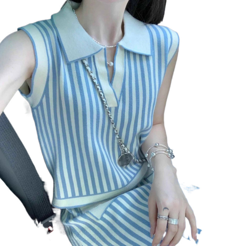 2026 New Designer Luxury Brand Fashionable Women's French Slim Fit Sexy Sleeveless Dress Summer New Two-piece Set Elegant And Chic Clothing