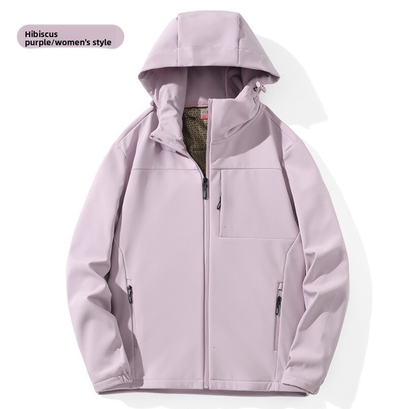 Directly from the manufacturer: Outdoor warm graphene softshell jacket with fleece lining, unisex, trendy new model for spring, autumn, and winter