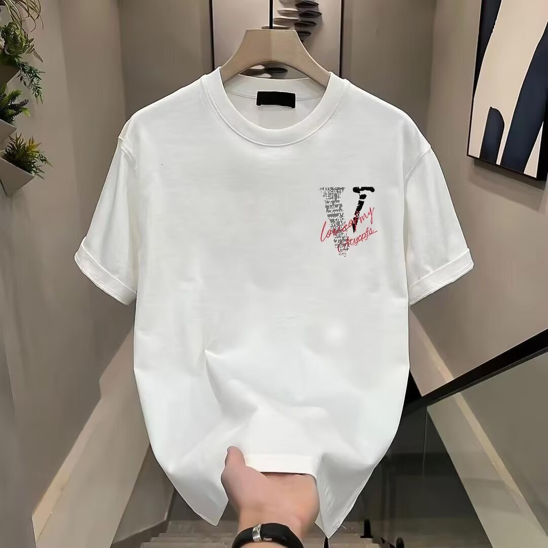 Designer T-shirt Luxury Brand Trendy Letter Print Unisex Short Sleeved T-shirt Outdoor Sports Loose Casual Breathable Pullover Top Basic Base Shirt Fr