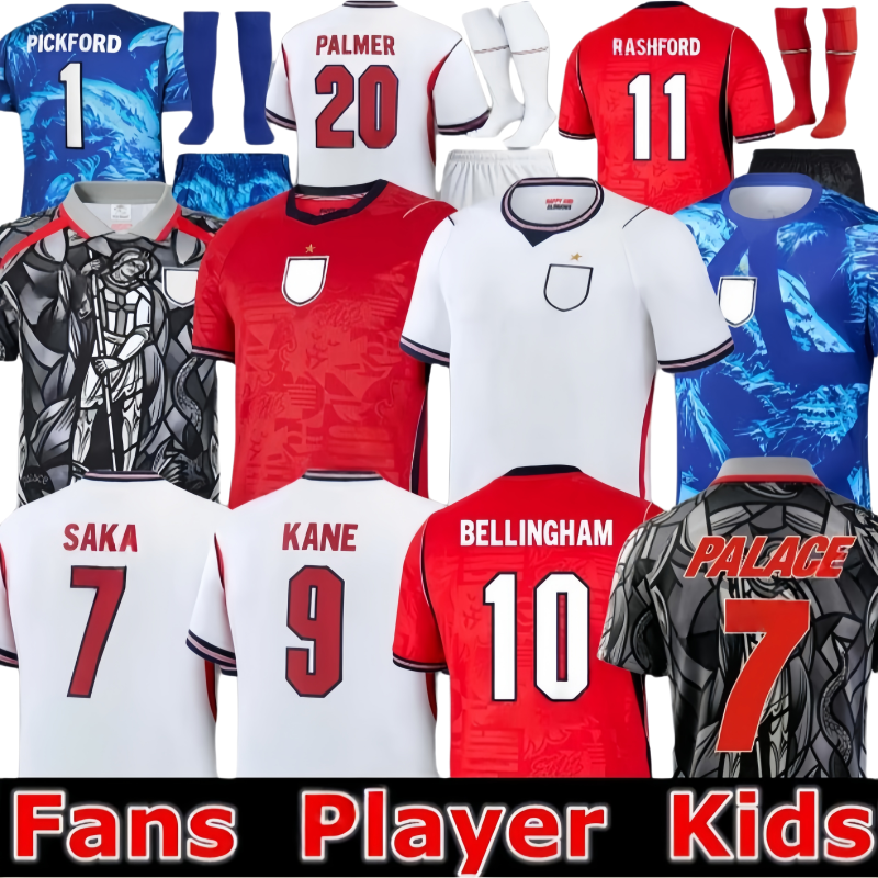26 27 EnGLaNd Soccer Jersey Men Kids KANE BELLINGHAM MAINOO BOWEN RICE FODEN GORDON TONEY PALMER PICKFORD Football Shirt Soccer Uniforms WOMEN 2026 2027