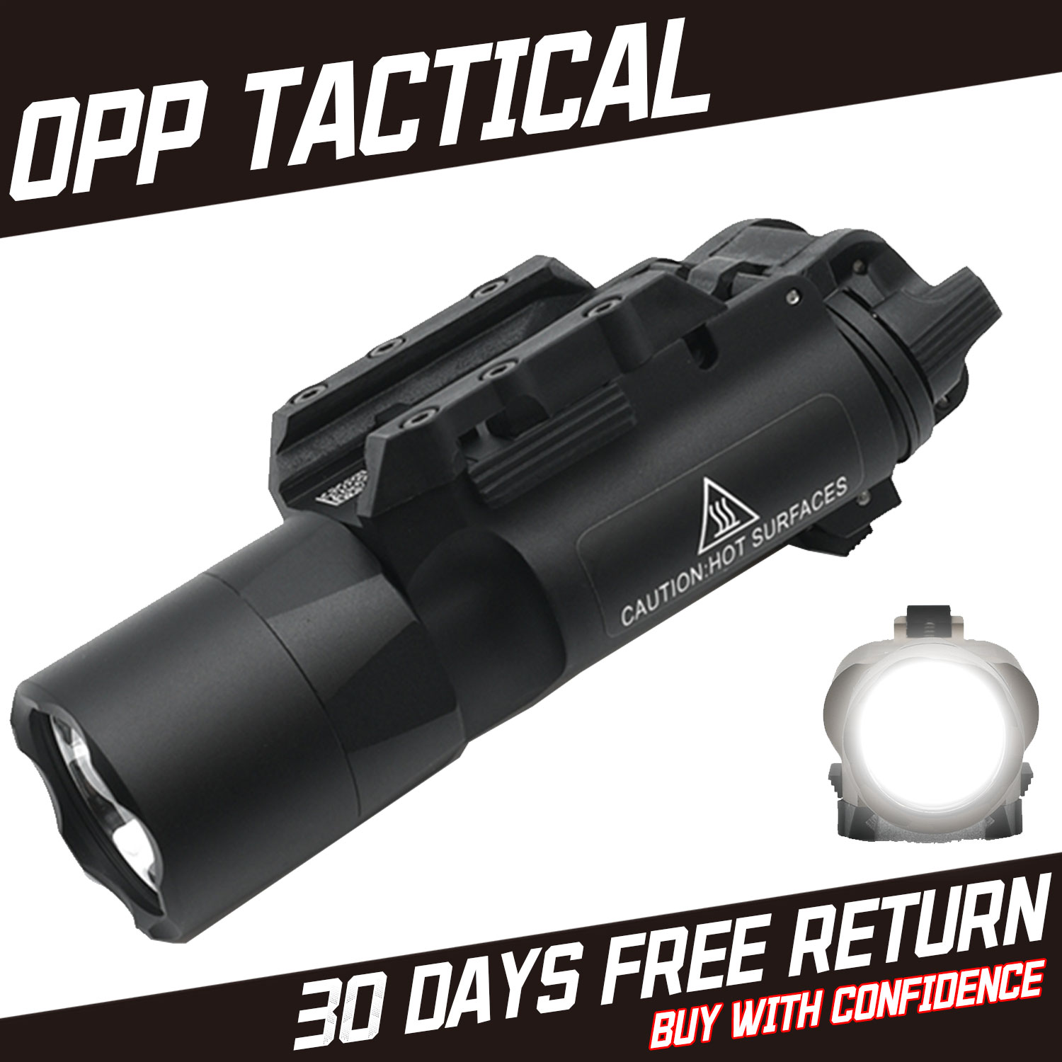 Tactical X300 Ultra Pistol Gun Torch X300U High Power Light LED Constant/Momentary Flashlight