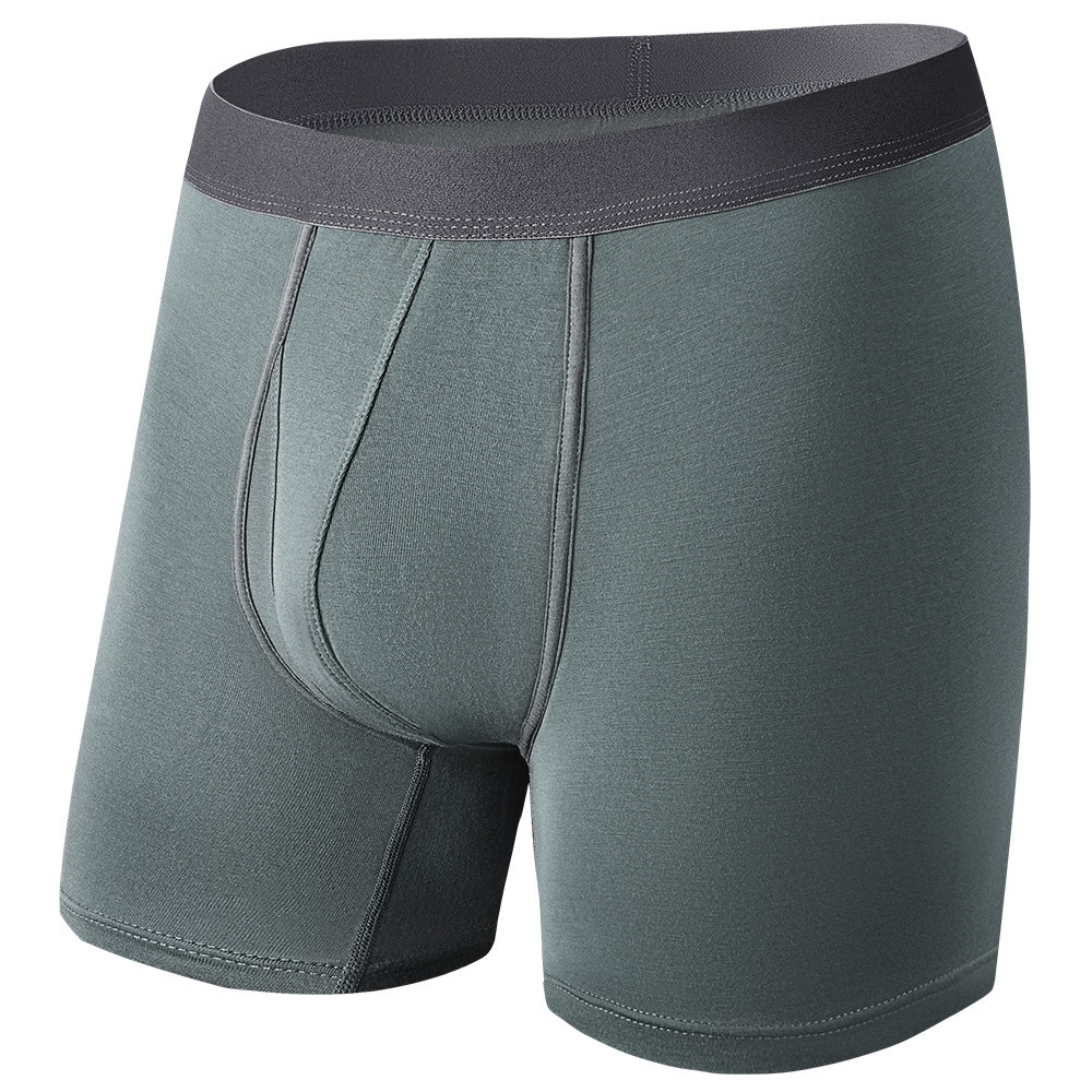 8-Pack Boxers Man Bamboo Fiber Mens panties Sexy Long Boxer Briefs Breathable and Soft Underwear for Men Plus Size S-XXL 251106