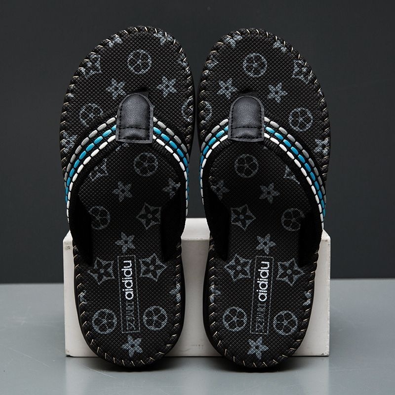 TB BHULAMTE Luxury Brand Designer Shoes Men's Summer Non-Slip Flip-Flops, Men's Beach Shoes, Sporty And Durable Outdoor Thong Sandals, Odor-