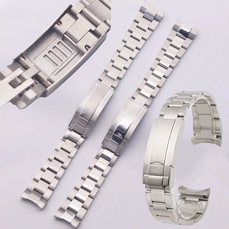 904L Watchbands For Rolex daytona submariner Watch Strap NH35 NH36 Glide Lock Clasp Solid Stainless Steel Watch Bracelet 20/21MM 260410