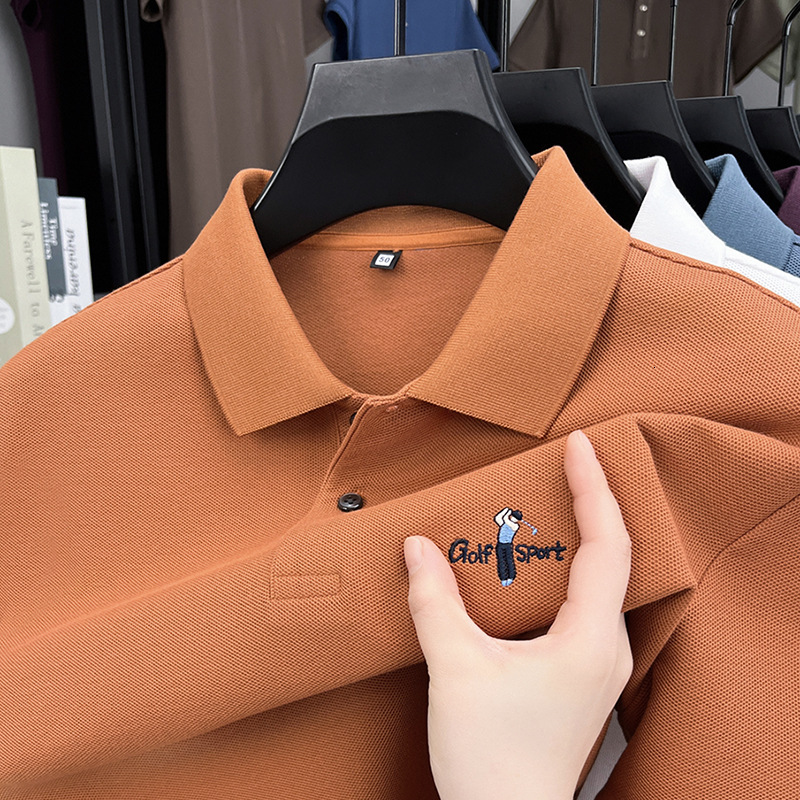 Luxury Designer Men's 2026 New Fashion Casual Sports Outdoor Golf Polo Shirt Short Sleeve Breathable Quick-dry Pique Mesh Summer Athletic Wear Fo