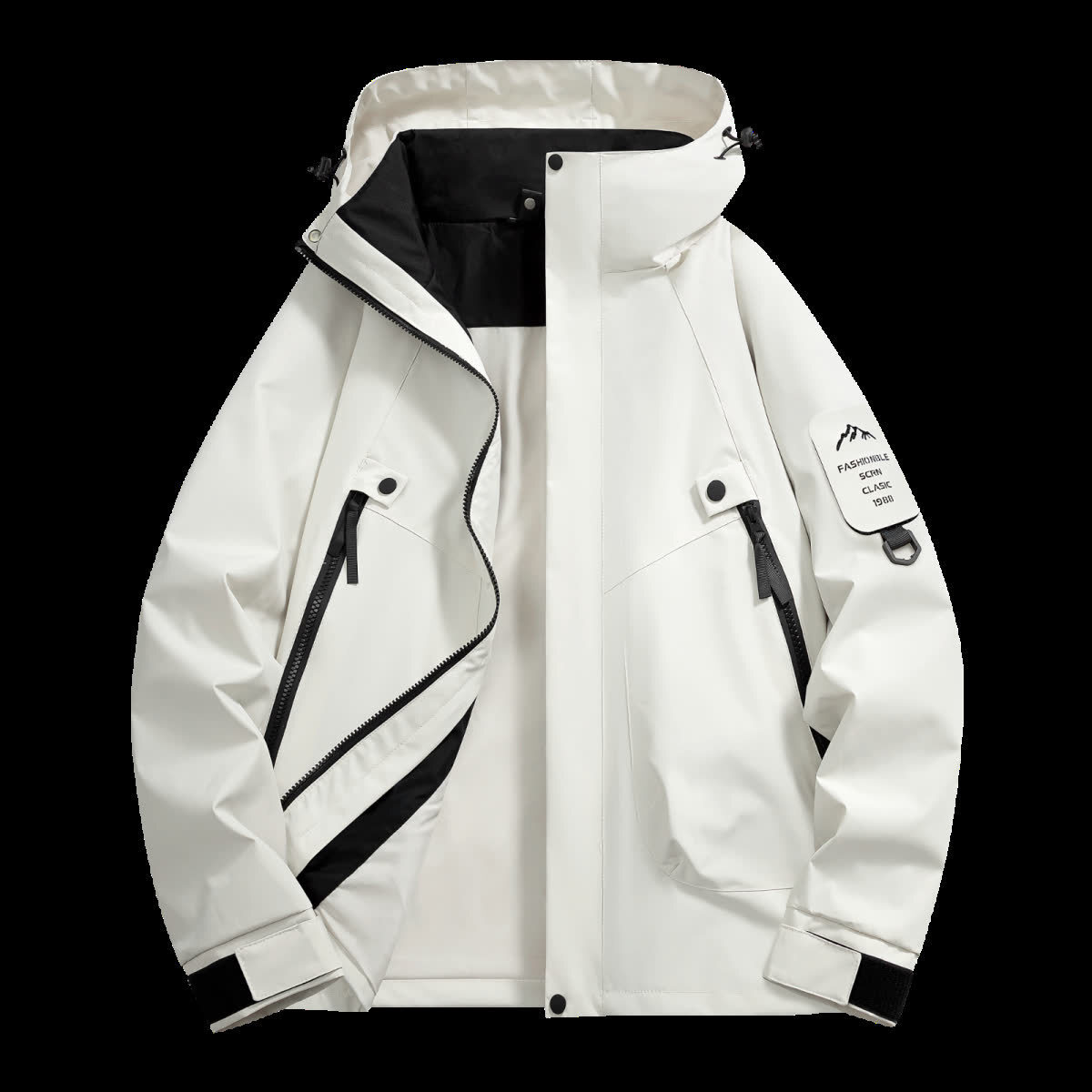 Yellow Luxury Outdoor Jacket Men's 2026 American Casual Spring And Autumn Couple Style Hiking Outdoor Sports Jacket Men's And Women's C