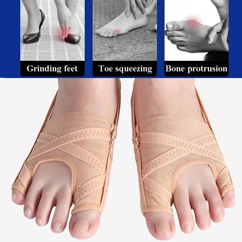 Fabric Bunion Corrector Breathable Adjustable Hallux Valgus Sleeve Spacer Separator Toe Corrector Sports Bunion Socks Running260408