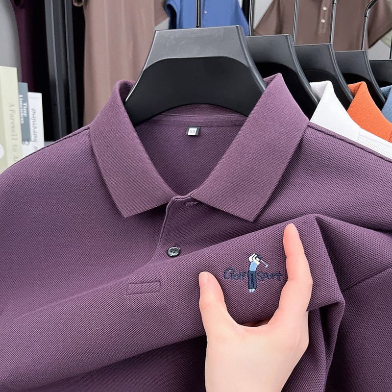 Luxury Designer Men's 2026 New Fashion Casual Sports Outdoor Golf Polo Shirt Short Sleeve Breathable Quick-dry Pique Mesh Summer Athletic Wear Fo