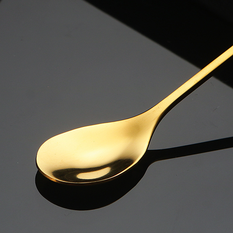 Spoon 2pcs Creative Smiling Sunflower Stainless Steel Coffee Dessert Fork High Value Gift Spoon