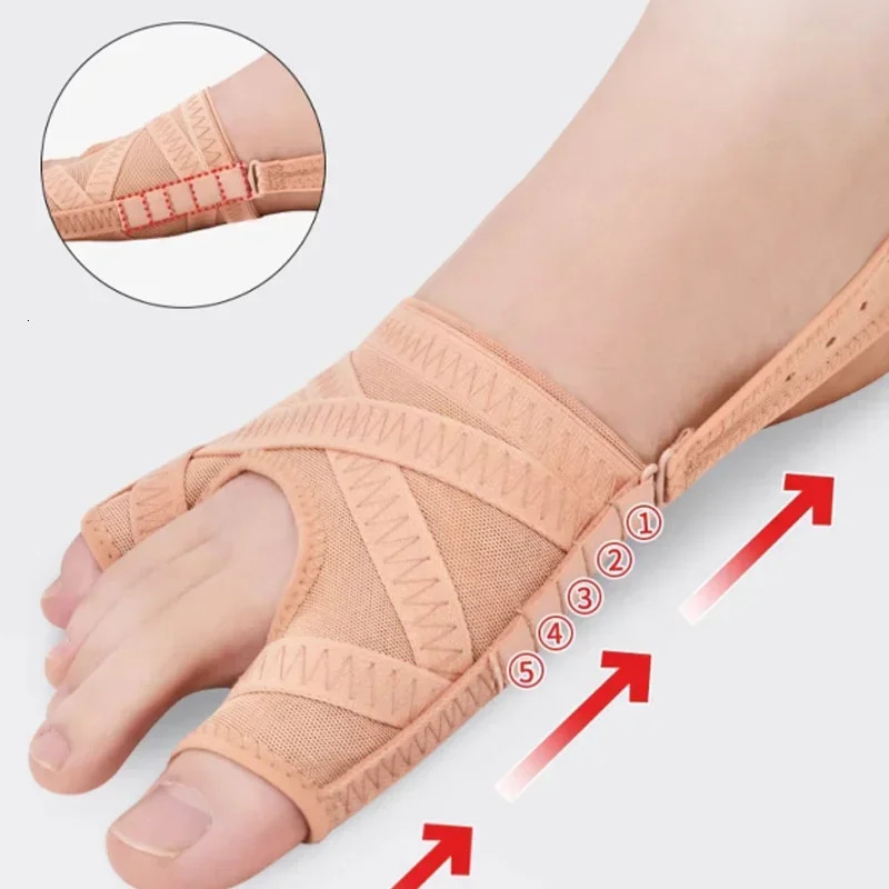 Fabric Bunion Corrector Breathable Adjustable Hallux Valgus Sleeve Spacer Separator Toe Corrector Sports Bunion Socks Running260408