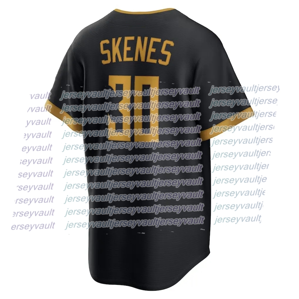 Personalized custom 30 Skenes City Connect Baseball Jersey 6 Griffin Roberto Clemente Embroidery Breathable Polyester Sweatshirt Casual Wear