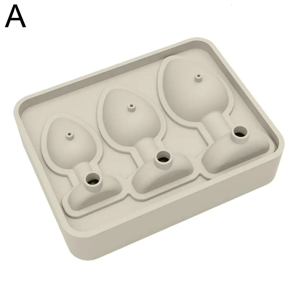 Silicone Prank Butt Plug Shaped Mold Reusable Fun Shape Ice Cube Molds for Chilling Whiskey Cocktails D7P5 260409 - view 7