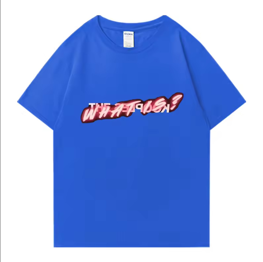 Pattern printed cotton new fashionable short sleeved summer European and American trend men's and women's T-shirt top y2k