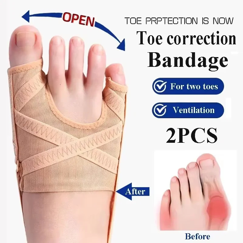 Fabric Bunion Corrector Breathable Adjustable Hallux Valgus Sleeve Spacer Separator Toe Corrector Sports Bunion Socks Running260408