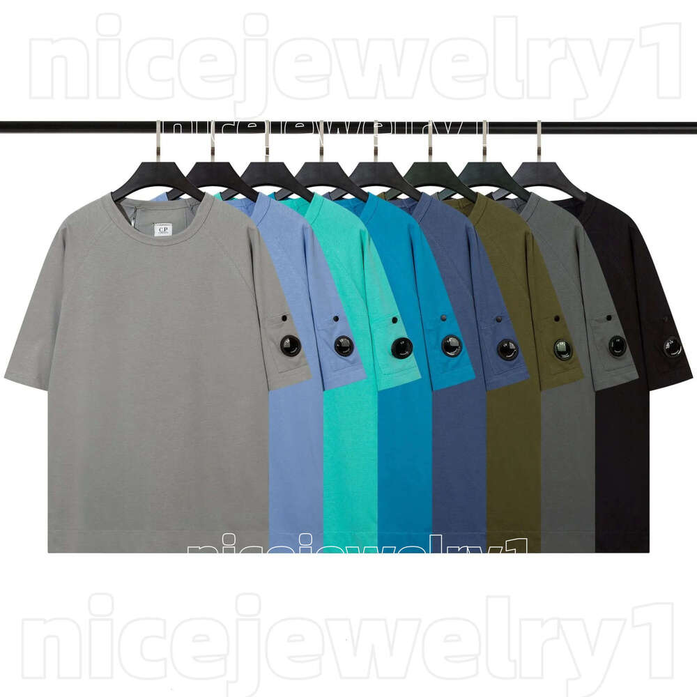 2026 NEW Cpcompanyyyyly T Shirt Mens Summer Cotton One Lens High Quality Loose Round Neck Cpfm Hoodie Sleeve Fashion Print Graphic Compagniness Shorts A59