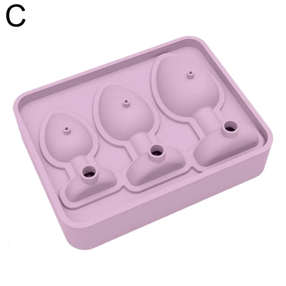 Silicone Prank Butt Plug Shaped Mold Reusable Fun Shape Ice Cube Molds for Chilling Whiskey Cocktails D7P5 260409 - view 6