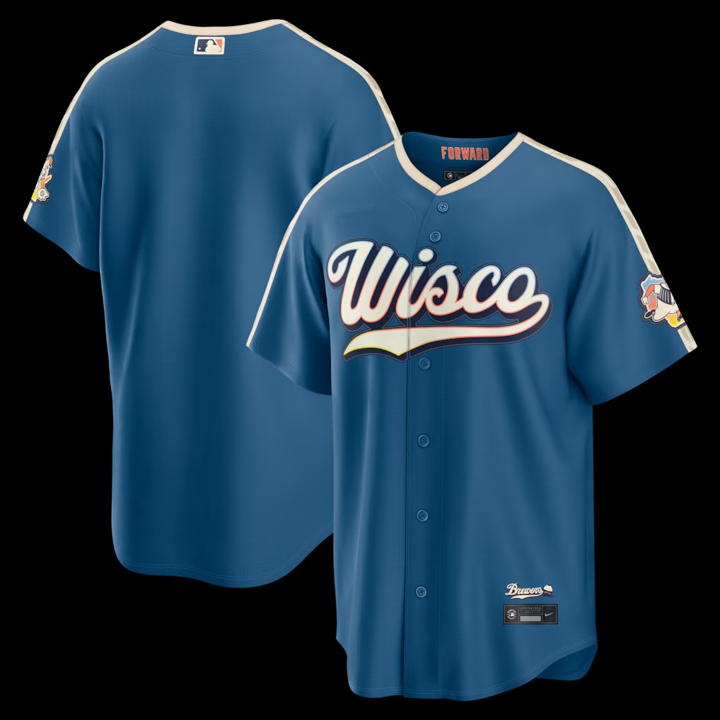 32 Jacob Misiorowski 11 Jackson Chourio 22 Christian Yelich 2 Brice Turang 24 William Contreras 53 Woodruff Frelick Brewers Men 2026 Cit Connect baseb