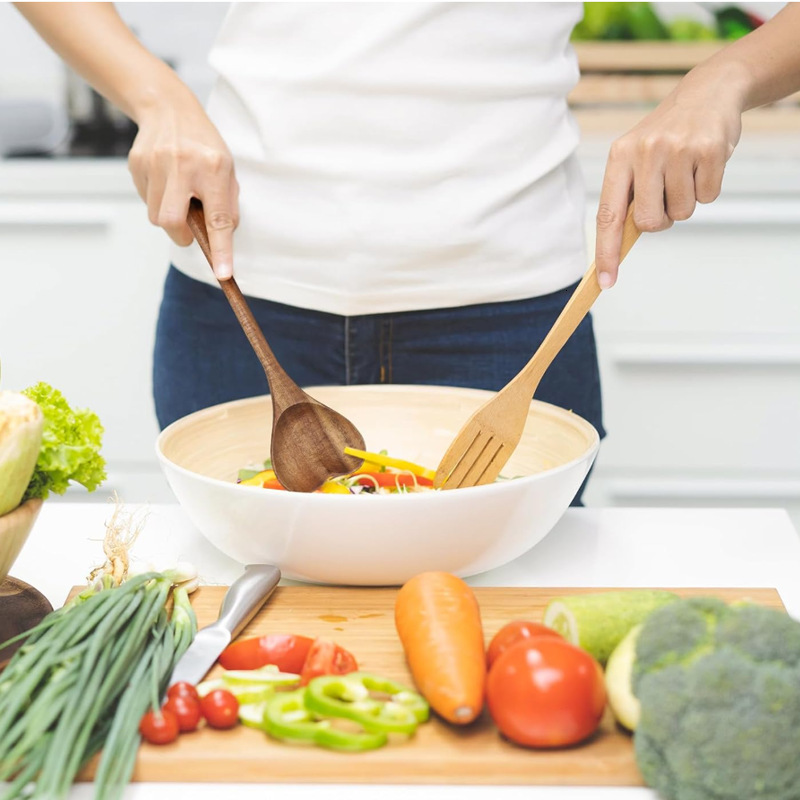 Spoon Acacia Wood Heart Shaped Wooden Stirring Spoon Kitchen Utensil Portable Gift