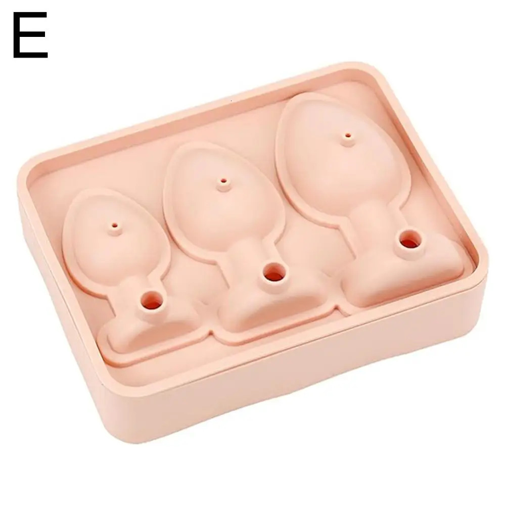 Silicone Prank Butt Plug Shaped Mold Reusable Fun Shape Ice Cube Molds for Chilling Whiskey Cocktails D7P5 260409 - view 5