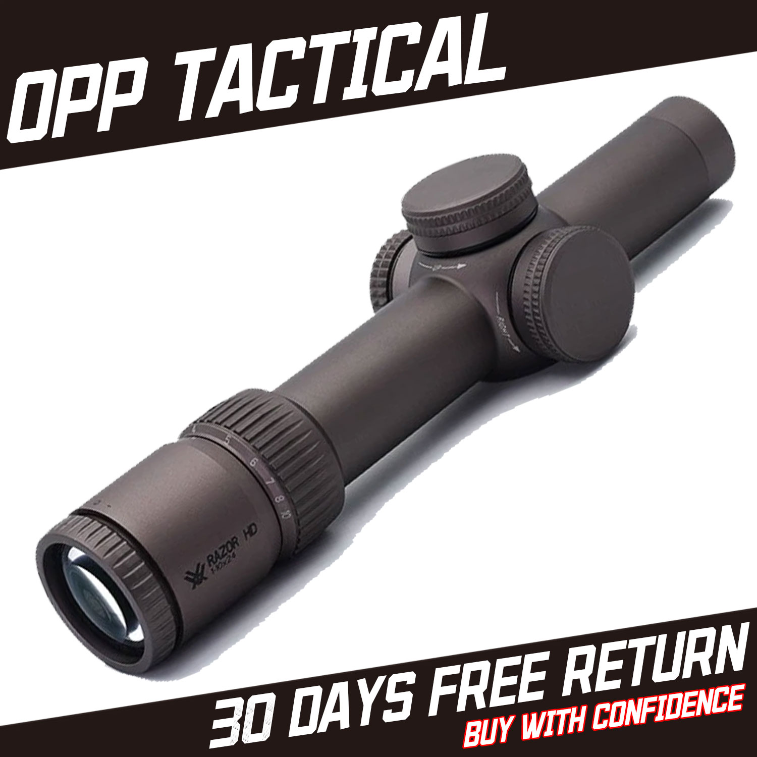 IN STOCK! EvolutionGear Razor HD Gen3 1-10x24 FFP LPVO Scope Hold 5.56/7.62