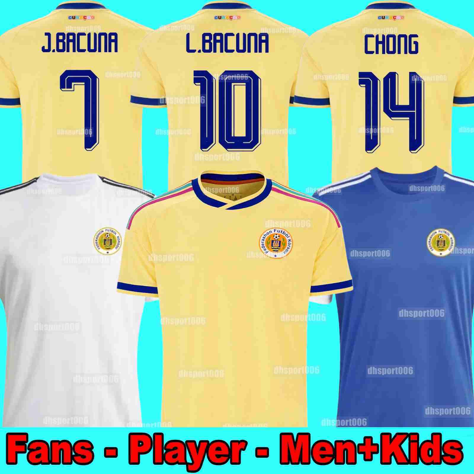 26 27 Curacao Soccer Jerseys 2026 2027 Home Away Fans Players Men Kids Football Jersey Shirt Kit BACUNA CHONG