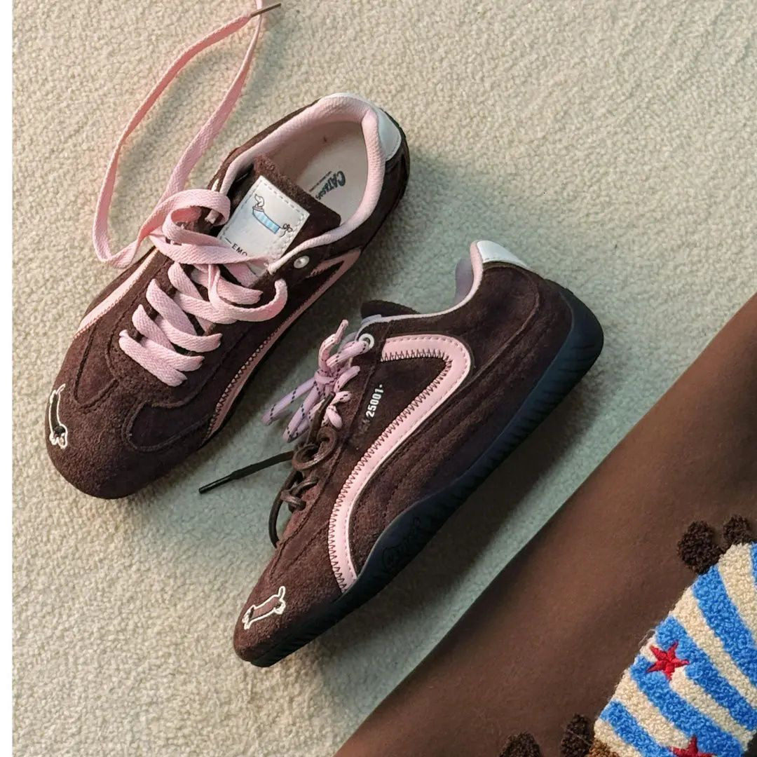 Casual Sports Shoes Running Shoes for Men and Women Wear-Resistant Synthetic Suede Leather with Graffiti Chunky Platform Daily Outfit