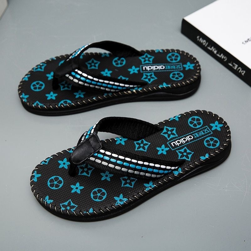 TB BHULAMTE Luxury Brand Designer Shoes Men's Summer Non-Slip Flip-Flops, Men's Beach Shoes, Sporty And Durable Outdoor Thong Sandals, Odor-