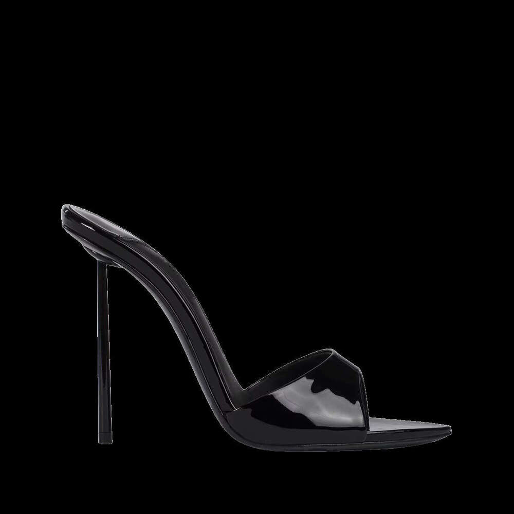 High Heeled Pointed Toe Peep Toe Ultra Thin Heel Leather Simple New Style Outdoor Wear Sexy Red Wedding Sandals For Women