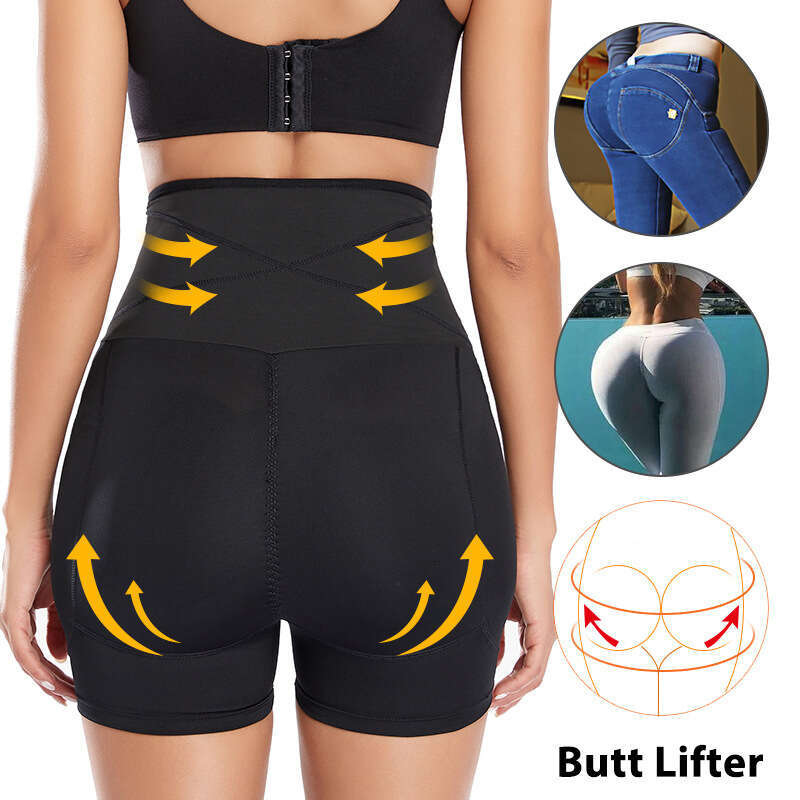 Nude Full Body Shaper High Compression Open Bust Waist Trainer Shapewear for Women Women's butt-lifting pants, hip-enhancing, tight-fitting fake 
