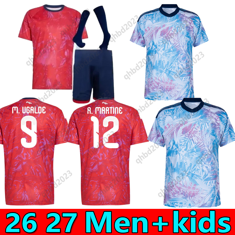 2026 Costa Rica soccer jerseys MEN KIT national team CONTRERAS CAMPBELL BENNETTE TEJEDA VENEGAS RUIZ AGUILERA SALAS 25 26 football shirt 2027 World Cup home away top
