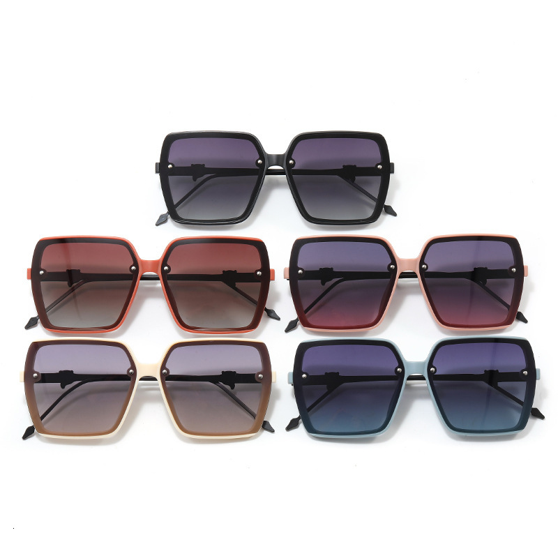 Luxury Designer 2026 New Men Women Multi-color Oversized Square Sunglasses Outdoor Cycling Beach UV Sports Sunglasses