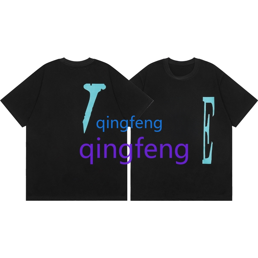 Men's Oversized Cotton T-shirt, Red Letter Graphic Print, Hip Hop Street Style Short Sleeve Top, Casual Summer Tee for Men