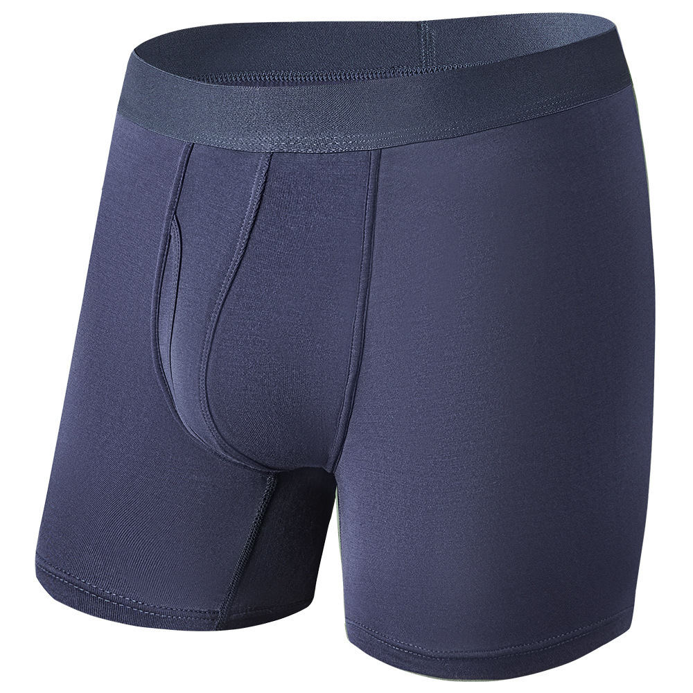 8-Pack Boxers Man Bamboo Fiber Mens panties Sexy Long Boxer Briefs Breathable and Soft Underwear for Men Plus Size S-XXL 251106